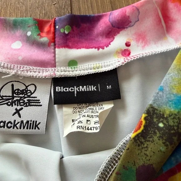Blackmilk Multicolor meow pocket Lora zombie Watercolor Splash Circle Skirt OG - Picture 6 of 7